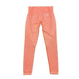 Gymshark Vital‎ Seamless Leggings Women's Size M High Rise Coral